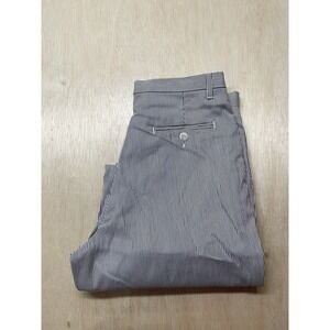 New CLASS CLUB‎ Size 16 Modern Fit Flat Front Blue Stripe Pants Approx 28x30